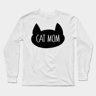 Cat Mom Long Sleeve T-Shirt